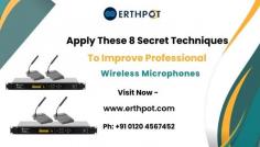  Professional wireless microphones are indispensable tools in various industries, from music and entertainment to public speaking and broadcasting. To ensure the highest audio quality and performance from your wireless microphone, consider these eight secret techniques for improvement.