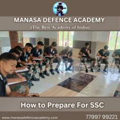 
If you're aspiring to crack the SSC (Staff Selection Commission) examination, one of the most important steps you can take towards achieving your goal is finding the right training institute. Among the numerous options available, Manasa Defence Academy stands out as a top-notch institution that offers comprehensive and effective training programs. In this article, we'll explore the key factors that make Manasa Defence Academy the ideal choice for SSC preparation.

Preparing for SSC exams requires a strategic approach and consistent effort. By understanding the exam pattern and syllabus, creating a study plan, and seeking expert guidance at Manasa Defence Academy, you can significantly enhance your chances of success. Remember, SSC preparation is not just about studying hard, but also about studying smart. So, stay focused, believe in yourself, and unleash your full potential to achieve your goals in the SSC exams.
