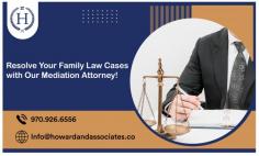 Minimize Your Family Consequences with Our Mediation Attorney!

Looking for a super-trained mediation attorney in Vail, Colorado? Find a reliable and experienced professional to help you navigate legal disputes and conflicts through mediation. Whether it's family matters, business disputes, or civil conflicts, Howard & Associates, PC experts can assist in resolving issues amicably and efficiently. Save time, money, and hassle by opting for mediation!

