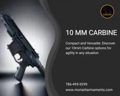 Experience Unrivaled Dominance with the 10mm Carbine 

Experience the superior performance of a 10mm carbine at Moriarti Armaments. Our AR-10mm platform offers exceptional reliability and accuracy, making it the perfect choice for shooters seeking a versatile and powerful carbine. Explore our selection of high-quality 10mm carbines and elevate your shooting experience today. Visit our website now!