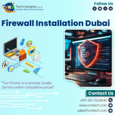 VRS Technologies LLC is one of the best Supplier of Firewall Installation Dubai. We always have the support from us to help you. For More Info Contact us: +971 56 7029840 Visit us: https://www.vrstech.com/firewall-solutions.html