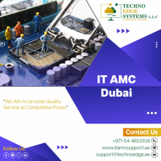 Techno Edge Systems LLC is the most trusted services of IT AMC Dubai. Our Annual Maintenance Contract helps you in accessing regardful support for your entire business network with our best solutions. Contact us: +971-54-4653108 Visit us: https://www.itamcsupport.ae/