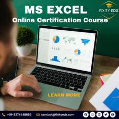 
"Unlock the full potential of Microsoft Excel with our comprehensive MS Excel course. Tailored for beginners and intermediate users, this program offers a deep dive into the functionalities and applications of one of the most powerful spreadsheet tools. Participants will start with the basics, mastering essential features like data entry, formatting, and basic formulas, before progressing to more advanced techniques

MS Excel Course is your gateway to unlocking its full potential. Tailored for all skill levels Starting with fundamental skills like data entry and formatting, participants progress to advanced techniques such as pivot tables, charts, and data analysis.

Register here for a free Demo>>
https://www.fixityedx.com/ms-excel-short-course/

