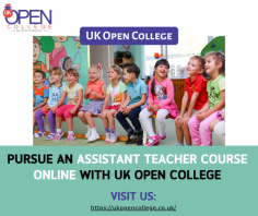  Start your career in education with the Assistant Teacher Course Online offered by UK Open College. Gain the skills and knowledge needed to support experienced educators in the classroom. Flexible learning options available. Enroll now!