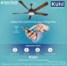 The surreal imagery of Kühl Platin D5 Stylish Fan brings a soothing yet royal touch to your modern spaces. Also, it saves up to as much as 65% of electricity.

