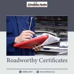 Ensure your vehicle meets safety standards with Stubbs Auto's reliable Roadworthy Certificate services. Our expert technicians conduct thorough inspections, offering peace of mind for your vehicle's compliance with legal requirements. Book an appointment today for a comprehensive assessment and certification.
https://stubbsauto.au/