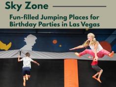 Sky Zone trampoline park offers the largest fun-filled jumping places for birthday parties in Las Vegas.  Our trampoline park offers a next level party playground for kids to experience a truly unique birthday. Book now!