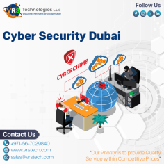 VRS Technologies LLC occupies the eminent place in serving the cyber security Dubai. We provide to you, an end to end advisory, defense, and safety monitoring amenities. Contact us: +971 56 7029840 Visit us: https://www.vrstech.com/cyber-security-services.html