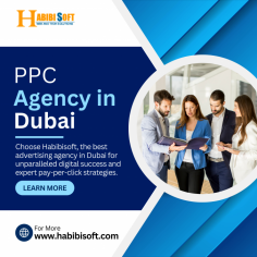 Habibisoft is a leading agency for PPC management in Dubai and is the best choice for comprehensive PPC services. Our dedication to excellence and innovation helps us deliver unparalleled results, making us the go-to advertising agency for businesses seeking effective PPC solutions.
Our team of seasoned professionals excels as a PPC agency in Dubai, offering top-notch PPC management services. We are proficient in optimizing PPC campaigns, ensuring maximum visibility and engagement for your brand. Our PPC experts tailor solutions to meet your unique needs, whether you're looking for targeted keyword strategies or compelling ad creatives.
In the dynamic landscape of online advertising, Habibisoft remains at the forefront, providing cutting-edge PPC services in Dubai. We integrate industry best practices with a deep understanding of market trends, making us the preferred choice for businesses looking to enhance their online presence.
At Habibisoft, we understand the significance of effective PPC management in driving business success. Our dedicated team works tirelessly to analyze data, refine strategies, and maximize ROI for every client. As the best PPC agency in Dubai, we take pride in delivering measurable results that align with your business objectives.
Our agency is the top choice for PPC management in Dubai, providing a complete range of services to enhance your online advertising endeavors. Collaborate with us for exceptional proficiency and a dedication to advancing your business in the fiercely competitive digital realm.
