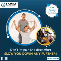 Work Injury Physiotherapy Edmonton | WCB | Family Physiotherapy Edmonton

Experience specialized Work Injury Physiotherapy Edmonton at Family Physiotherapy. Call +1 587-977-2449 for expert care. Visit https://bitly.ws/VNW5 and take the first step towards recovery. 


#wcbphysiotherapyedmonton #workinjuryphysiotherapyedmonton #familyphysiotherapyedmonton #wcbrehabilitation #workinjuryrecovery #familywellness #physiocare #injuryrehabilitation #edmontonhealth #holistichealing #injuryprevention #wellbeingjourney #healthandrecovery #physiotherapysupport #rehabilitationexperts #workplacewellness #edmontonphysio #wcbrecovery #physiohelps #rehabilitationcare #staysafestayhealthy #familyhealthcare #injuryfreeliving #wcbclaims #physiotherapyworks