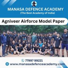 AGNIVEER AIRFORCE MODEL PAPER

Welcome to Manasa Defence Academy, best academy in India aspiring Air Force officers. Our academy takes pride providing the most comprehensive and training to help you in the competitive Air Force entrance exams. In article, we will explore unique features and advantages of our model paper specially designed for Agniveer Force exams.

Importance of Model Papers
###ancing Exam Preparation

Model play a crucial role in the preparation of competitive exam. They a clear understanding of the pattern, question types, time management skills required to your performance. At Manasa Defence Academy, understand the significance of model, which is why have meticulously crafted an exceptional model paper specifically for the Agniveer Air Force exams.

Familiarizing with Exam Structure
The Agniveer Air Force exams follow a specific structure and format. It essential for aspiring candidates to familiarize themselves with this structure to increase their chances of success. Our model paper replicates the exact structure and format of the Agniveer Air Force exams, allowing you practice in a realistic environment and gain confidence in tackling the actual exam.

Identifying Strengths and Weaknesses
By attempting our model paper, you will gain valuable insights into your strengths and weaknesses. You can identify the topics or areas where you need further study and practice. This self-assessment will enable you to create a study plan, focusing on areas that require improvement, thus maximizing your chances of scoring well in the Agiveer Air Force exams.

The Unparalleled Features of our Model Paper
Comprehensive Coverage
Our model paper covers all the essential subjects and topics that are part of the Agniveer Air Force syllabus. From English and to General Awareness and Reasoning, our model paper ensures that you are fully prepared for every aspect of the exam. We have taken immense care to include a diverse range of questions, covering both theoretical concepts and application-based scenarios.
cell :77997 99221
website: www.manasadefenceacademy.com
