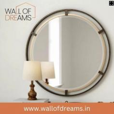 Wall of Dreams' Round Mirrors will help you discover classic elegance. These gorgeous pieces give a sophisticated touch to any space by skillfully fusing style and functionality. Our round mirrors are designed to enhance your home's decor by reflecting light and personality, making them a captivating focal point in any room. For additional information, please contact us at 9988262262.

Visit For More: https://wallofdreams.in/product/round-contemporary-accent-mirror/
