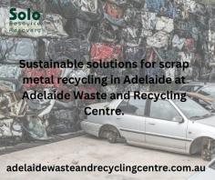 Sustainable solutions for scrap metal recycling in Adelaide at Adelaide Waste and Recycling Centre. We offer efficient, eco-friendly services to help you responsibly manage and dispose of your metal waste.