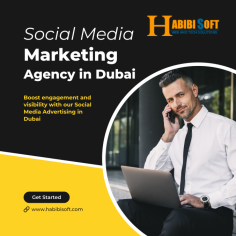 We extend our gratitude for selecting Habibisoft as your trusted partner for a social media marketing agency in Dubai. Our team is dedicated to boosting your brand using tailored social media services of unrivaled quality. Our outstanding strategies aim at making your brand stand out in the digital world; trust us and let us make it a reality. At Habibisoft, we consider the dynamic trends that shape social media marketing and tailor our services to achieve lasting results. Strengthen your visibility online with our expertly crafted social media packages. Enlist us as your ideal social media partner of choice in Dubai!

Choose Habibisoft for an unparalleled social media marketing experience in Dubai. Drive engagement and conversions with our superior services, crafted by a team of skilled professionals exclusively for your brand. From recognition to lasting memorability, we've got the expertise to make your company stand out. Browse our variety of customized social media packages adaptable to your brand's requirements. At Habibisoft, Dubai's premium social media company, we pledge our unwavering dedication to helping you succeed.