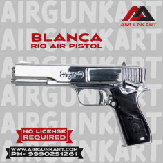 Buy Blanca rio air gun pistol in India at low price. Best for backyard plinking and target shooting. Blanca Air Pistol – 0.177 cal Multi-Load Pull Back Mechanism Shoots Both BB and Pellets.

18 Shot BB Repeater  Air Pistol 

Calibre              4.5 mm ( 0.177″)

Overall Length  230 mm

Total Weight              1.2 Kg.

Cocking:          Pull Back Slide

Range:             10 Mtrs.