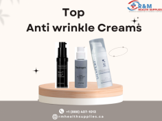 Are you seeking the best anti wrinkle creams available on the market? Look no further than R&M Health Supplies. Our curated list of the top 10 anti wrinkle creams offers you an exclusive selection of exceptional skincare products that effectively target and minimize the appearance of wrinkles. For additional information, contact us at: (888) 407-1013 or visit our website: https://rmhealthsupplies.ca/blogs/news/the-multitaskers-top-10-anti-wrinkle-creams-with-additional-skincare-benefits.