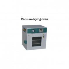 Vacuum drying oven  is equipped with rapid heating and working temperature of 250 °C. It features four side heating method with temperature conductivity for shelves. Bullet proof dual observation window with acrylic exterior protection for easy process viewing. Circulating fan motor hot air ensures uniform temperature distribution in a chamber.