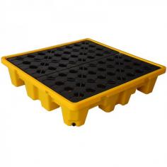 4 Drum Spill Pallet- High Quality with Ready Stock . https://oceansafetysupplies.com/product/4-drum-spill-pallet/ 