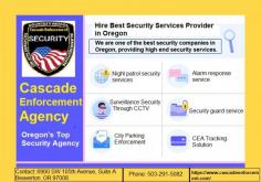 Best Security Agency in Oregon -  Cascade Enforcement