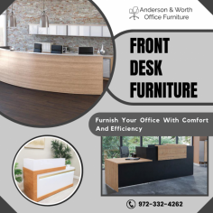 Modern Front Desk Office Furniture

Elevate your workspace with our stylish solutions for a welcoming and organized reception area. We provide sleek and functional front desk furniture, combining modern design with practicality. For more information, mail us at contact@awofficefurniture.com.