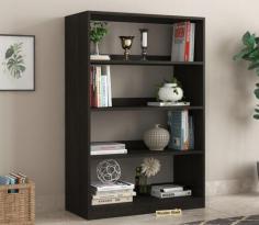 Buy Astra Open Bookshelf (Flowery Wenge Finish) Online from Wooden Street