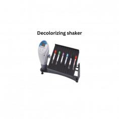 Decolorizing shaker is a tabletop shaker with an adjustable speed. It features an adjustable rocking angle with up and down swing motion for smooth movement. Adjustable rocking motion provides a swirling action on the sample which is ideal for aerating.