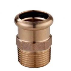 Bronze Press Male Adapter Press X MPT https://www.fadavalve.com/product/press-fit-bronze-adapter/bronze-press-male-adapter-press-x-mpt.html

Features
• Universal fitting
• Press-to-connect
• DVGW Certificated
• No flame, solder, flux or heavy equipment needed
