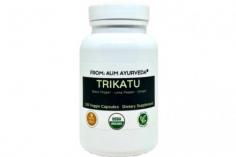 Trikatu Capsules (120 Veggie Capsules)- Kapha Digestive Health- Ayurveda Plaza

Trikatu is a traditional Ayurvedic formulation made with three main digestive herbs: ginger, black pepper, long pepper. This formulation is a time tested ayurvedic remedy for most Kapha related digestive disorders. Trikatu mainly works by stimulating Agni (the digestive fire) and helps in assimilation of nutrients in the body. It is also known to pacify the aggravated Kapha in the respiratory and digestive tract, that further helps in reducing bloating and abdominal distension.*

https://ayurvedaplaza.com/collections/ayurvedic-herbal-tablets-and-capsules/products/trikatu-capsules-120-veggie-capsules-kapha-digestive-health