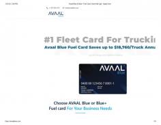 Choose AVAAL Blue or Blue+
Fuel card For Your Business Needs