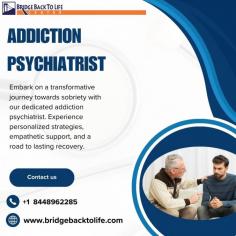 Embark on a transformative journey towards sobriety with our dedicated addiction psychiatrist. Experience personalized strategies, empathetic support, and a road to lasting recovery. Contact us and rediscover hope and healing with our trusted expertise by your side.