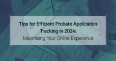 Tips for Efficient Probate Application Tracking in 2024: Maximising Your Online Experience


Navigating the probate process can be a complex and emotionally taxing journey, especially during times of loss. However, technological advancements and digital tools have gone some way in streamlining processes. One of the key elements to a smoother probate experience is efficient probate application tracking. This blog is designed to help ensure the probate process is as seamless as possible.


Read More - https://www.probatesonline.co.uk/probate-application-tracking-in-2024-in-the-united-kingdom/