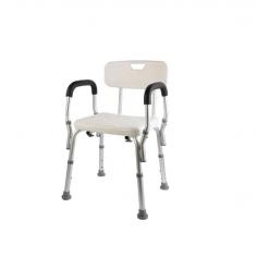 https://www.beiqinmedical.com/product/shower-chair/aluminum-alloy-elderly-disabled-nonslip-shower-stool-chair-with-arms-and-back.html
Made of aluminum alloy, high bearing capacity, strong hardness, anti-rust and washing
6-hole height adjustable, more comfortable to bend the legs