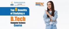 Understanding the top 8 benefits of pursuing a bachelor's degree in computer science and engineering is crucial. The top 8 advantages are available to anyone interested in pursuing a BTech in computer science, and they will have a substantial and positive impact on their professional development. 