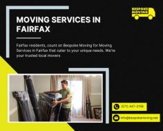 Explore Quality Moving Services in Fairfax County

For reliable moving services in Fairfax, count on Bespoke Moving. Our local movers in Fairfax are committed to delivering a smooth and hassle-free moving experience. Need to move urgently? Our same-day movers in Fairfax are at your service.