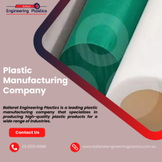 As a leading plastic manufacturing company, our Ballarat Engineering Plastics maintains high standards in plastic molding development and manufacturing. Call us today on 03 5339 8088. Visit us at https://www.ballaratengineeringplastics.com.au/
