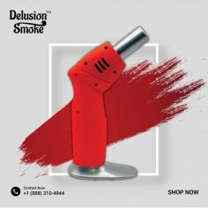 Discover a new realm of dabbing excellence with Delusion Smoke's Best Torch for Dabs. Engineered to perfection, this torch redefines precision and reliability in concentrate consumption. Featuring an ergonomic design for a comfortable grip, the torch delivers a powerful and adjustable flame that ensures optimal heating for your dabs. Crafted with the utmost attention to detail, Delusion Smoke's torch guarantees a seamless and enjoyable dabbing experience every time. Elevate your sessions with the industry's best, as our torch becomes an essential part of your dabbing ritual, combining style, innovation, and unparalleled performance. Trust Delusion Smoke to bring you the ultimate in quality – ignite perfection with the best torch for dabs.