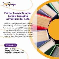 Explore diverse Fairfax County summer camps for kids! From sports to arts and STEM, find engaging programs for a fun-filled summer. Register today!
