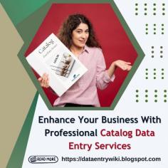 Outsourcing catalog data entry allows businesses to focus on their core capabilities and strategic initiatives. Employees can concentrate on more important responsibilities like customer service, marketing, and product development since it frees up internal resources. This blog gives you an idea about how professional catalog data entry services enhance your business.

For more information about catalog data entry services: https://dataentrywiki.blogspot.com/2024/02/enhance-your-business-with-professional-catalog-data-entry-services.html