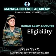 ndian Army Agniveer Eligibility #training #army

Get ready to learn about the eligibility criteria for joining the Indian Army with Agniveer at MANASA DEFENCE ACADEMY. Our experts provide the best training to students seeking to serve their country. Discover the requirements and preparations needed to embark on this rewarding career path. Join us to get all the details you need to kickstart your journey towards a fulfilling role in the Indian Army.

Call : 7799799221
www.manasadefenceacademy.com
