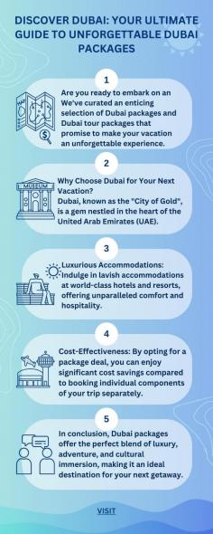 Let's delve into the details of what makes Dubai packages so special and why you should book your next adventure to this mesmerizing destination.