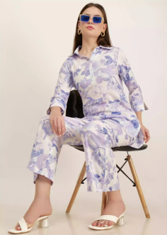 Buy Women Floral Printed Purple Rayon Co-ord Set for Women by Gargi Style Online in India. Shop for more Co-ord sets at GargiStyle.com and avail great discounts.
