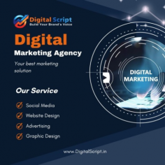 We believe in building partnerships, not acquiring clients everything we do comes from the perspective of a business. Digitalscript is one of the best digital marketing company in Delhi NCR, India. Our Services: Social Media Marketing, Digital Marketing, Graphic Designing. Digital Marketing Agency in Delhi, Digital Marketing Agency in Noida, Digital Marketing Company in Noida.
