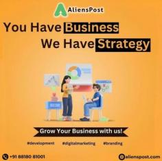 Grow your business with marketing strategies provided by Alienspost India, best digital marketing agency for your business and startups. Provide your brand digital strength with our creative ideas. Different facilities like SEO, branding, web development, software development, social media marketing are available here at Alienspost India. 

https://alienspost.com/

#AlienspostIndia #freelancersagency #webdevelopment #digitalmarketing #businessbranding #Alienskartweb #Aliensdigital