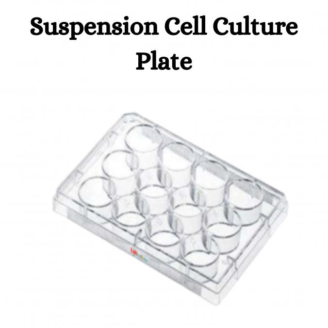 A suspension cell culture plate is a specialized type of cell culture vessel designed to facilitate the growth and maintenance of cells that typically grow in suspension rather than adhering to a surface. Suspension cell cultures are commonly used for various applications in cell biology, biotechnology, and pharmaceutical research.Suspension cell culture plates come in various formats with different well sizes and volumes to accommodate different cell densities and culture volumes. Common formats include 6-well, 12-well, 24-well, 48-well, and 96-well plates.