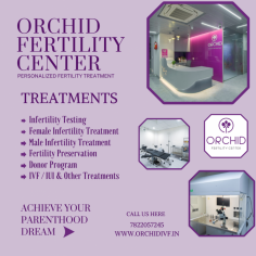 Welcome to Orchid Fertility Center, where we provide compassionate and personalized fertility treatments to help you achieve your dream of parenthood. Our team of experts is dedicated to supporting you every step of the way, from diagnosis to treatment. Trust us to be your partner in creating new life. Orchid for the best IVF treatment and high success rates. Visit: https://www.orchidivf.in/