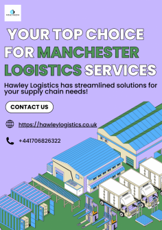Explore Hawley Logistics' superior Manchester logistics services designed to meet your specific business needs. Our skilled team delivers flawless logistics solutions to keep your operations running smoothly. Through our cutting-edge technology and committed staff, we promise efficiency and dependability. Get in touch today for all your Manchester logistics requirements!
