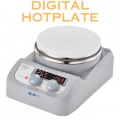 Digital Hotplate NDH-100 is benchtop laboratory equipment used to perform various heating procedures like digestion, evaporation and dissolution etc. It has a ceramic top coat that prevents it from chemical corrosion. It is regulated with temperature sensors made up of platinum to effectively monitor temperature fluctuations. It displays high temperature warning that ensures the safety of equipment and the user.