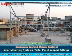 Solar Channel Systems manufacturers suppliers wholesale exporters in India https://www.strutnfittings.com +91-77430-04154, +91-77430-04153, +91-98154-16900
