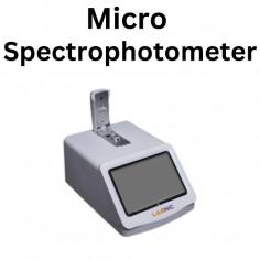 A micro spectrophotometer is a specialized instrument used to measure the absorption, transmission, or reflection of light by a sample as a function of wavelength. It's essentially a miniaturized version of a standard spectrophotometer, designed to analyze very small samples, often in the microliter range.
