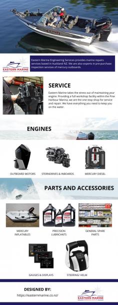 If you are looking for marine servicing in Auckland, get in touch with us. We offer a full range of maintenance services, including regular servicing of your marine engine, engine checks, and repairs. We are a Mercury dealer and specialist, so we have extensive experience working on and servicing all types of Mercury outboard, inboard, and sterndrive engine. This includes models in Mercury's current range as well as past models. However, we don't just work on Mercury engines. If you have a marine engine from a different manufacturer, you can still benefit from our high standards of workmanship, commitment to quality, and excellent customer service. To find out more about our maintenance services, if you have any queries about your marine engine, or to book marine servicing at our Auckland workshop, please get in touch by giving us a call on +64 953 66252 or by completing the form.
